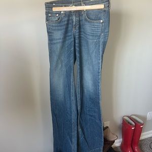 Wide leg rag and bone jeans